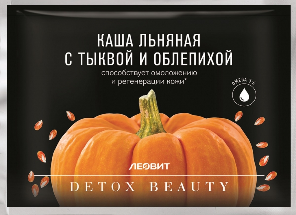 Леовит Льняная каша с тыквой и облепихой, 25 г (Леовит, Detox Beauty) от Socolor