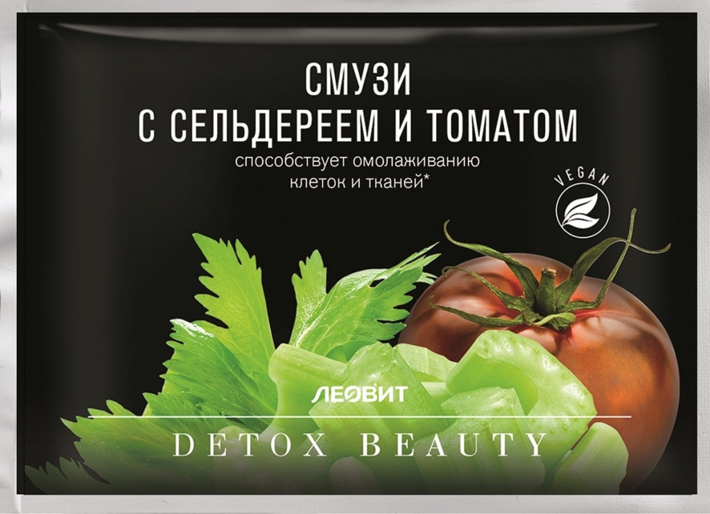 

Леовит Смузи с сельдереем и томатом, 15 г (Леовит, Detox Beauty), Detox Beauty