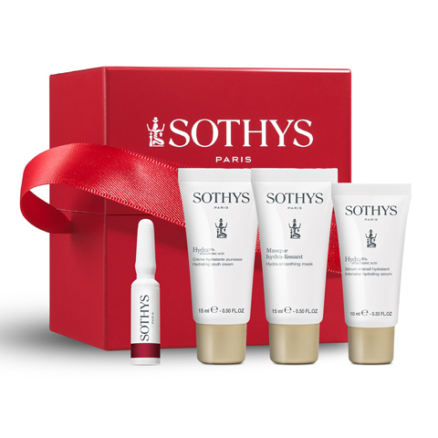 

Sothys Paris Набор "Сияние" X-mas: Лёгкий увлажняющий anti-age крем, 15 мл + Ультраувлажняющая сыворотка, 10 мл + Увлажняющая разглаживающая маска, 15 мл + Энергон (Sothys Paris, Youth anti-age)