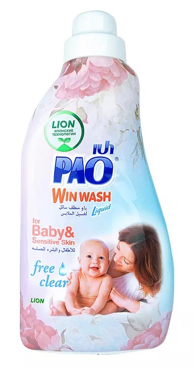 

Lion Thailand Мягкий гель-концентрат для стирки детского белья, 850 мл (Lion Thailand, Pao), Pao