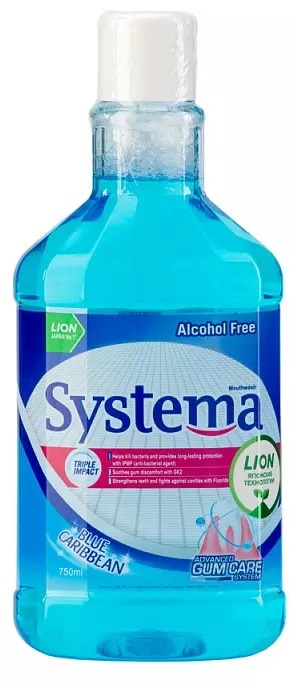 

Lion Thailand Ополаскиватель для полости рта "Морской бриз", 750 мл (Lion Thailand, Systema), Systema
