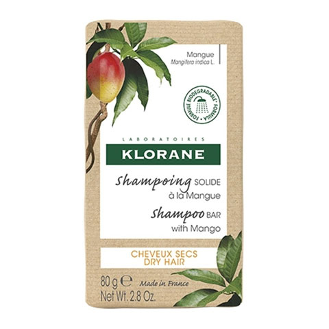 Klorane Брусковый шампунь с маслом Манго, 80 г (Klorane, Dry Hair)