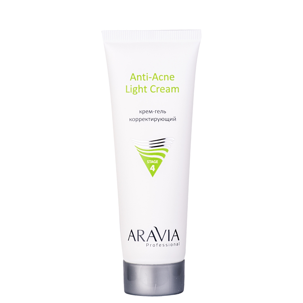 Купить Aravia Professional Корректирующий крем-гель для жирной и проблемной кожи Anti-Acne Light Cream, 50 мл (Aravia Professional)