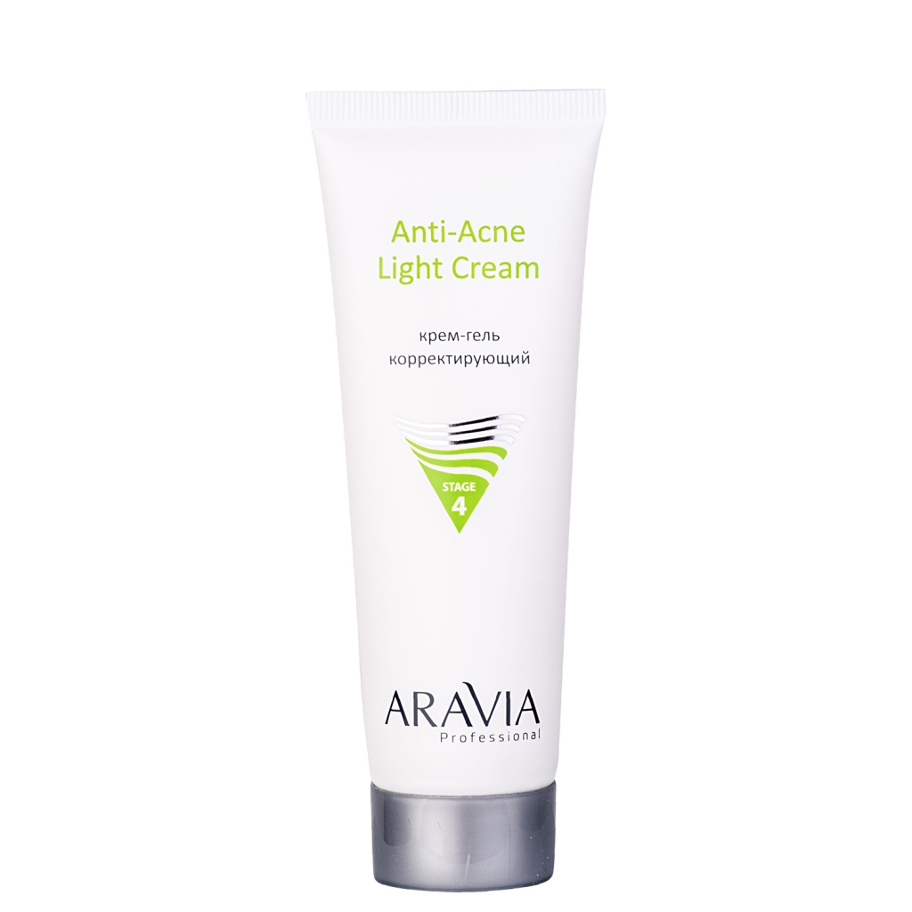 Aravia Professional Корректирующий крем-гель для жирной и проблемной кожи Anti-Acne Light Cream, 50 мл (Aravia Professional)