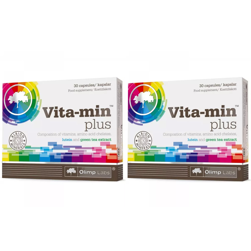 Olimp Labs Биологически активная добавка Vita-Min Plus, 1043 мг, N30 х 2 шт (Olimp Labs, Витамины и Минералы)