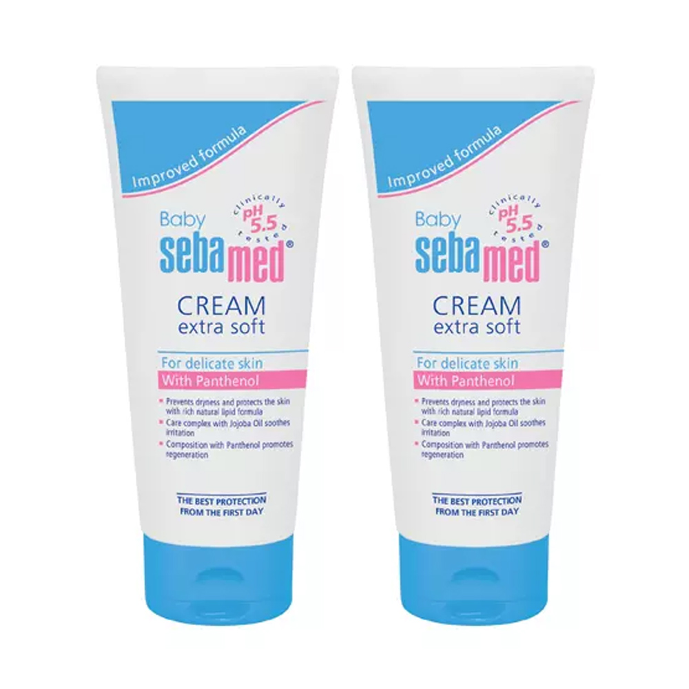 Sebamed Крем смягчающий детский Baby cream extra soft, 200 мл х 2 шт (Sebamed, Baby Line)