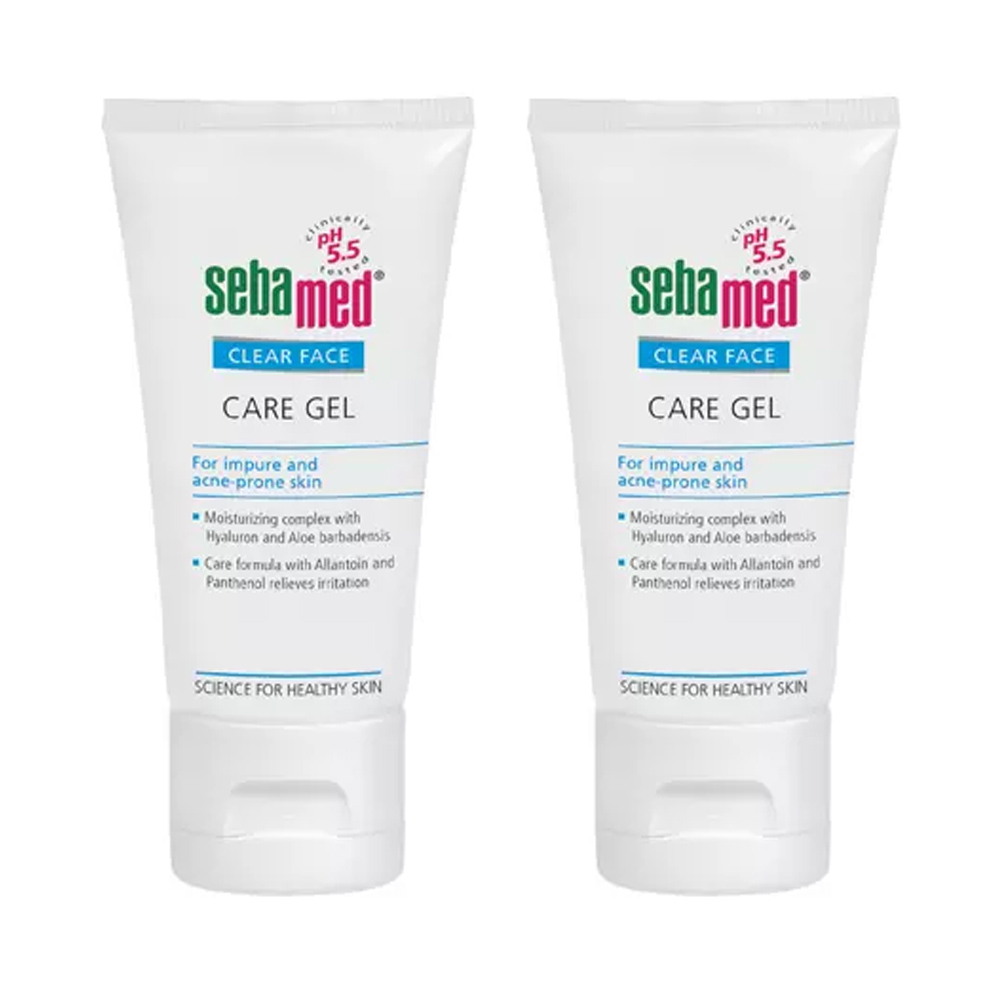 

Sebamed Гель для лица Care gel, 50 мл х 2 шт (Sebamed, Clear Face)