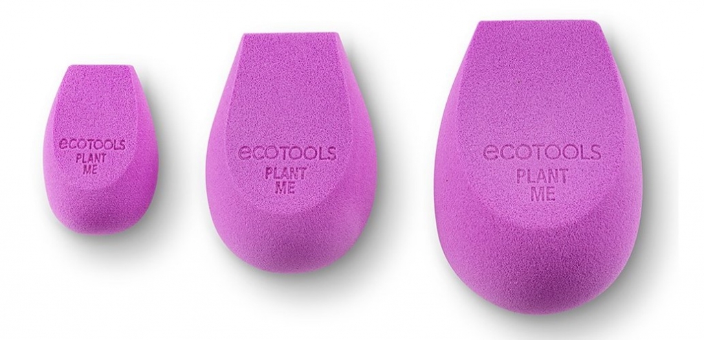 Eco Tools Набор биоразлагаемых спонжей для макияжа Bioblender Makeup Sponge Trio (Eco Tools, Innovation)