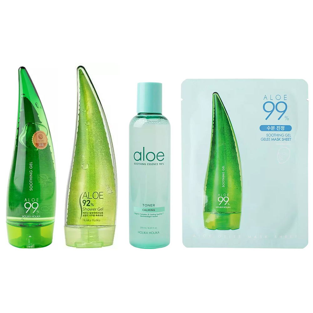 

Holika Holika Набор "Алоэ Вера", 4 средства (Holika Holika, Aloe)