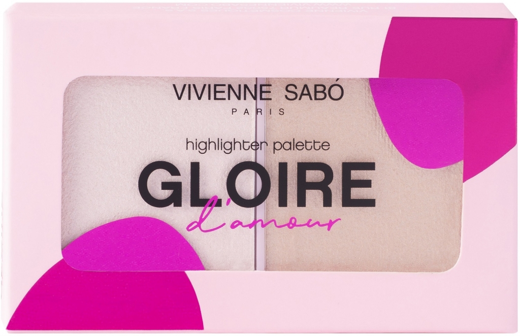Vivienne Sabo Палетка хайлайтеров Gloire dAmour - светло-розовый (Vivienne Sabo, Лицо)
