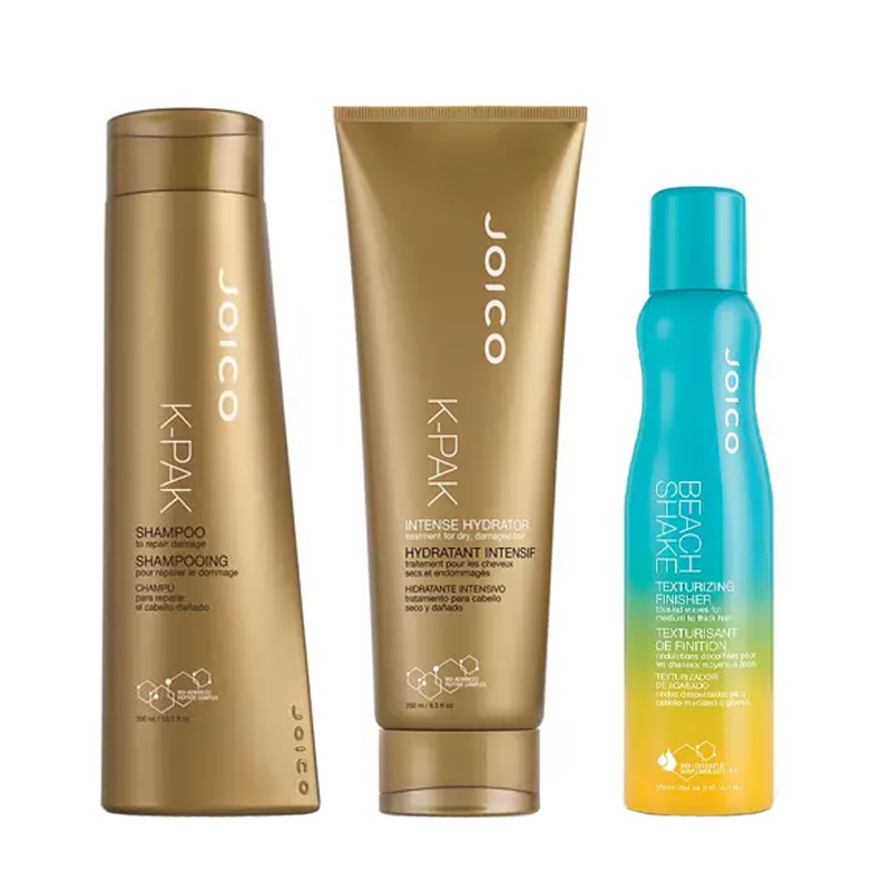

Joico Набор для волос: шампунь 300 мл + увлажнитель 250 мл + текстурайзер финишный 250 мл (Joico, Реконструкция и восстановление)