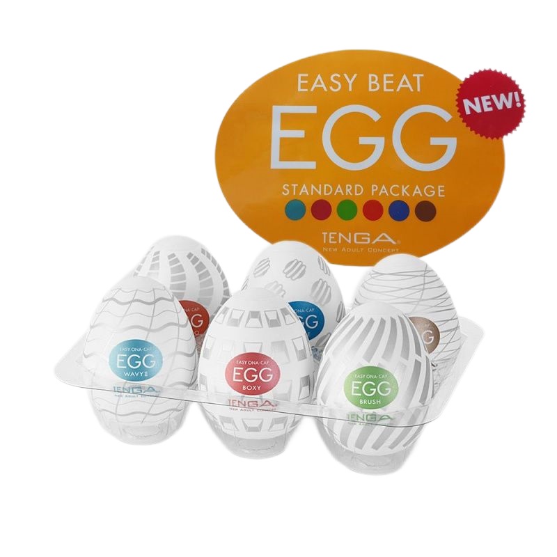 Tenga Набор стимуляторов Egg - III, 6 шт (Tenga, )