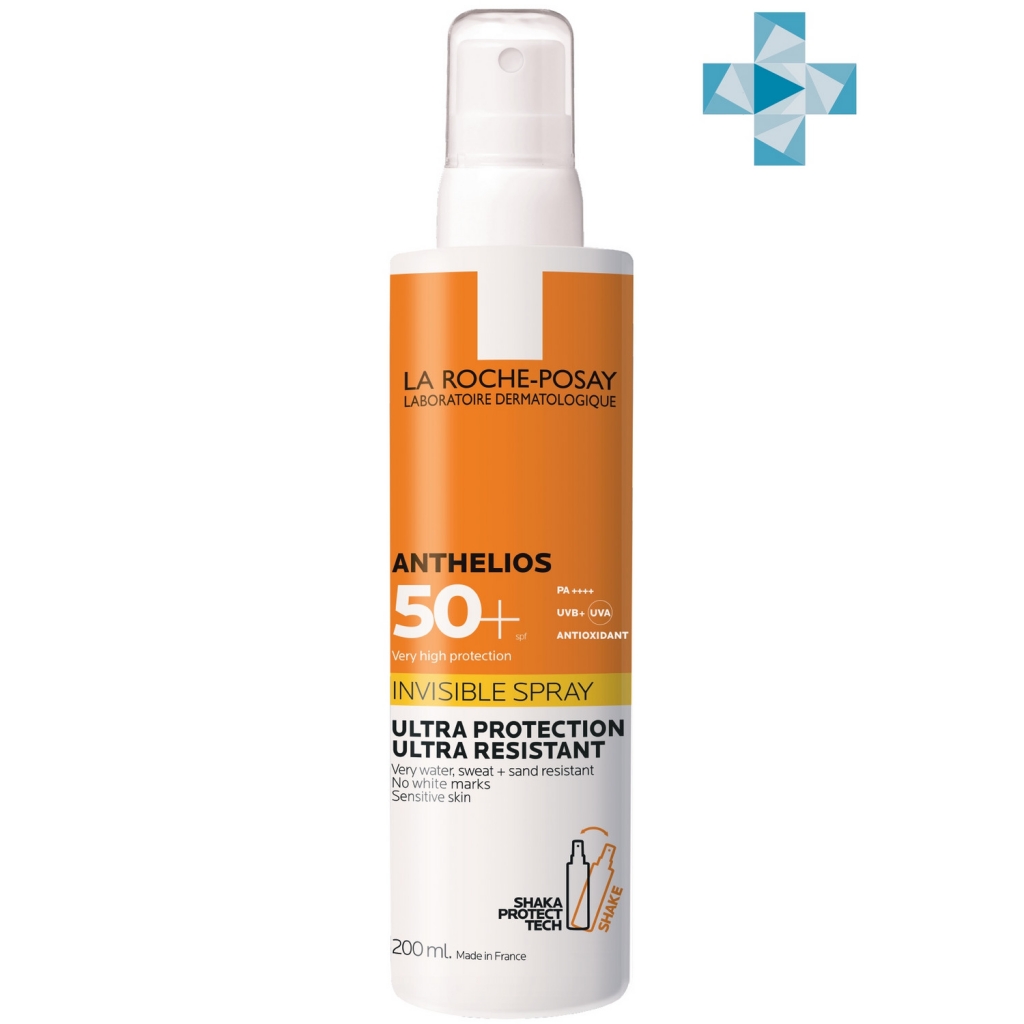 La Roche-Posay Невидимый спрей для лица и тела SPF 50+, 200 мл (La Roche-Posay, Anthelios)