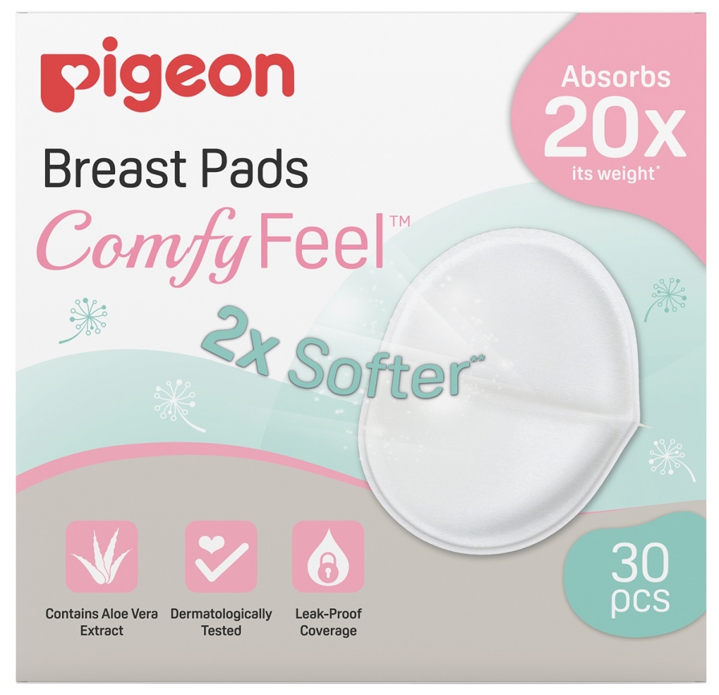 Pigeon Вкладыши для бюстгралтера с алоэ Comfy Feel Breast Pads, 30 шт (Pigeon, ) от Socolor