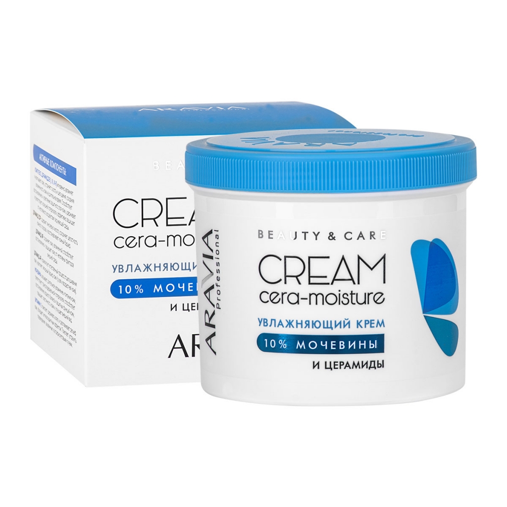 Купить Aravia Professional Увлажняющий крем с церамидами и мочевиной (10%) Cera-Moisture Cream, 550 мл (Aravia Professional, SPA маникюр)