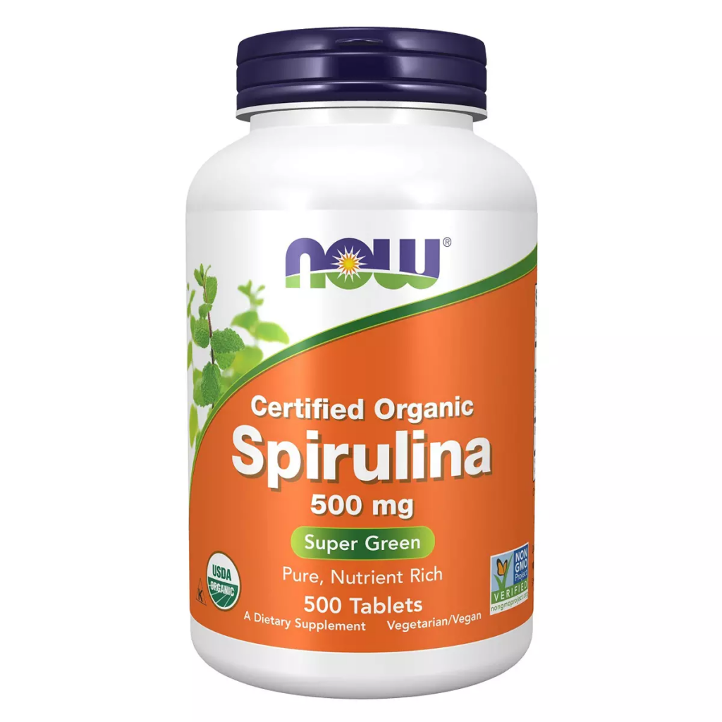 Купить Now Foods Спирулина натуральная 500 мг, 500 таблеток (Now Foods, Растительные продукты)
