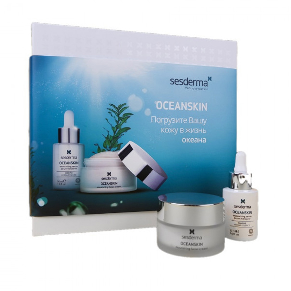 

Sesderma Набор Oceanskin (крем питательный для лица 50 мл + сыворотка увлажняющая 30 мл) (Sesderma, Oceanskin), Oceanskin