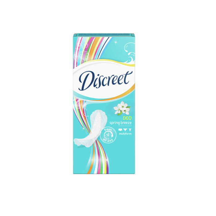 

Discreet Ежедневные прокладки мультиформ, 100 шт (Discreet, Deo Весенний бриз)