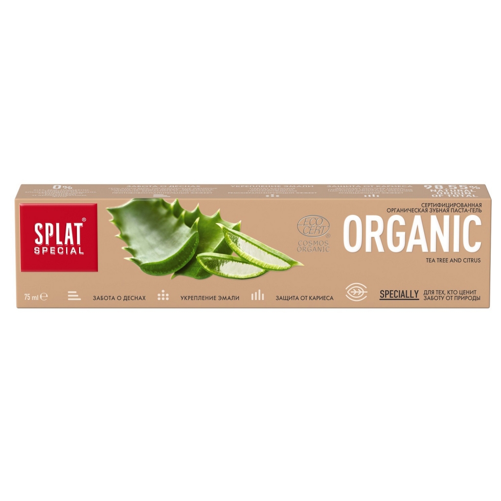Купить Splat Органическая зубная паста-гель Organic, 75 мл (Splat, Special)