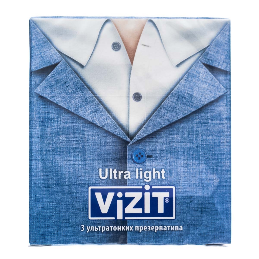 Vizit Презервативы №3 Hi-tech Ultra light, 3 шт (Vizit, Презервативы)