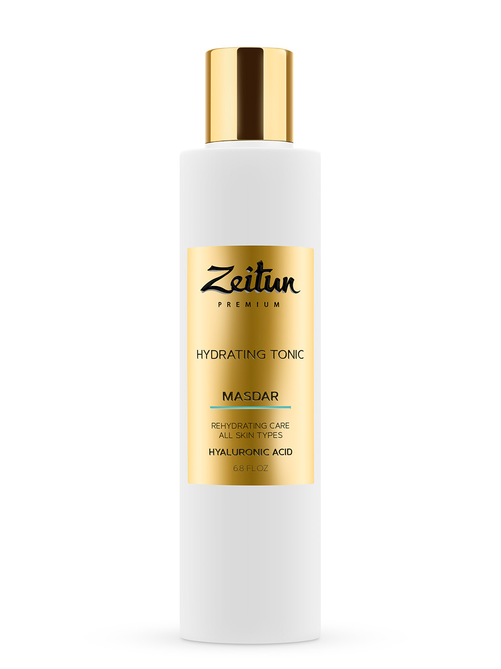 Zeitun Увлажняющий тоник для всех типов кожи лица Masdar с гиалуроновой кислотой, 200 мл (Zeitun, Premium)
