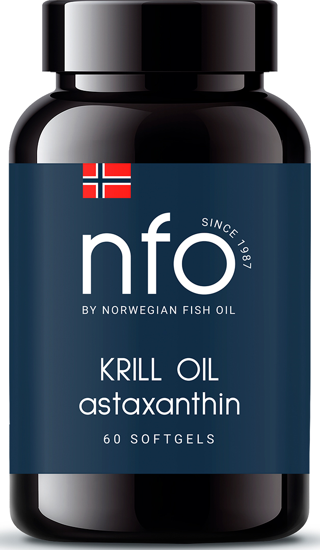 Norwegian Fish Oil Комплекс Омега-3 и астаксантина, 60 капсул (Norwegian Fish Oil, Омега 3)