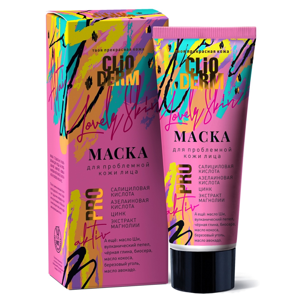 

Clioderm Маска для проблемной кожи лица, 75 мл (Clioderm, )