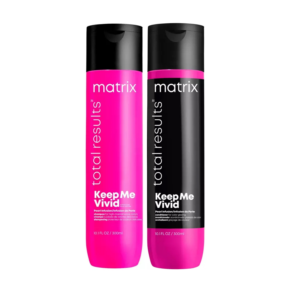 Купить Matrix Набор для сохранения яркого цвета волос Total results Keep me vivid: (шампунь 300 мл + кондиционер 300 мл) (Matrix, Total results)