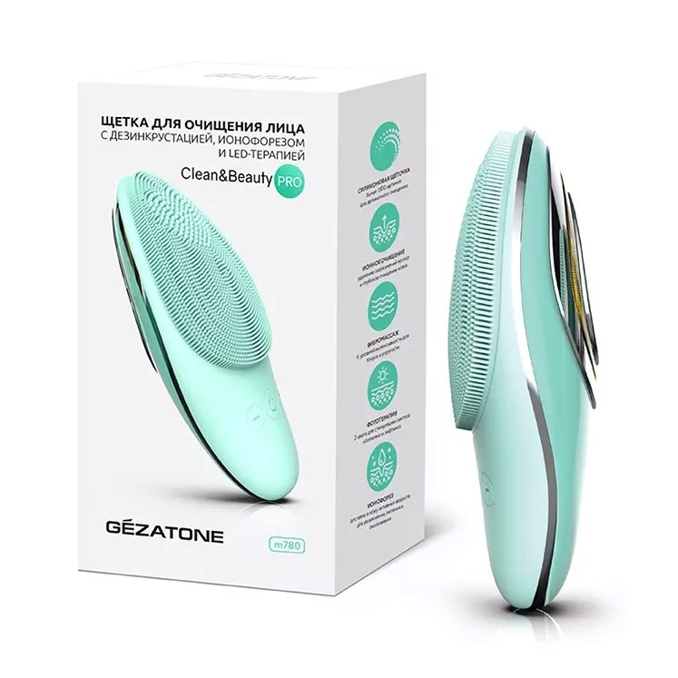 Gezatone Гезатон Микротоковый массажер для лица Clean&Beauty Pro m780, Gezatone (Gezatone, Очищение и пилинг лица)