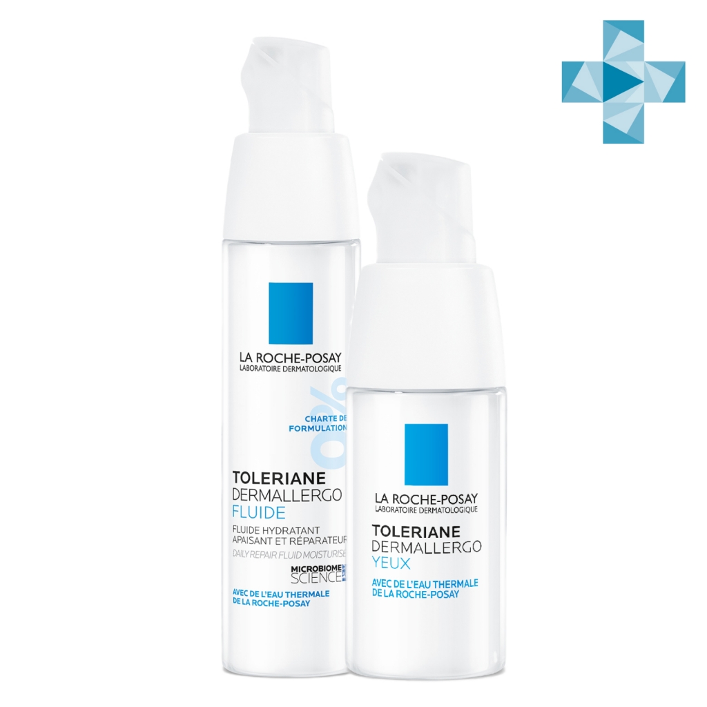 

La Roche-Posay Набор Dermallergo для увлажнения чувствительной кожи (Интенсивный успокаивающий флюид 40 мл + Интенсивный успокаивающий уход для кожи вокруг глаз 20 м (La Roche-Posay, Toleriane)