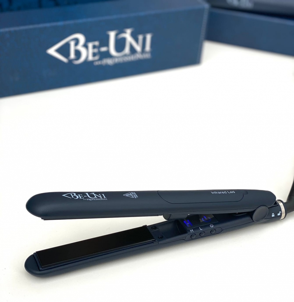BE-UNI Утюжок для выпрямления волос Diving Pro Iron с покрытием турмалиновый кварц (BE-UNI, Diving Collection)