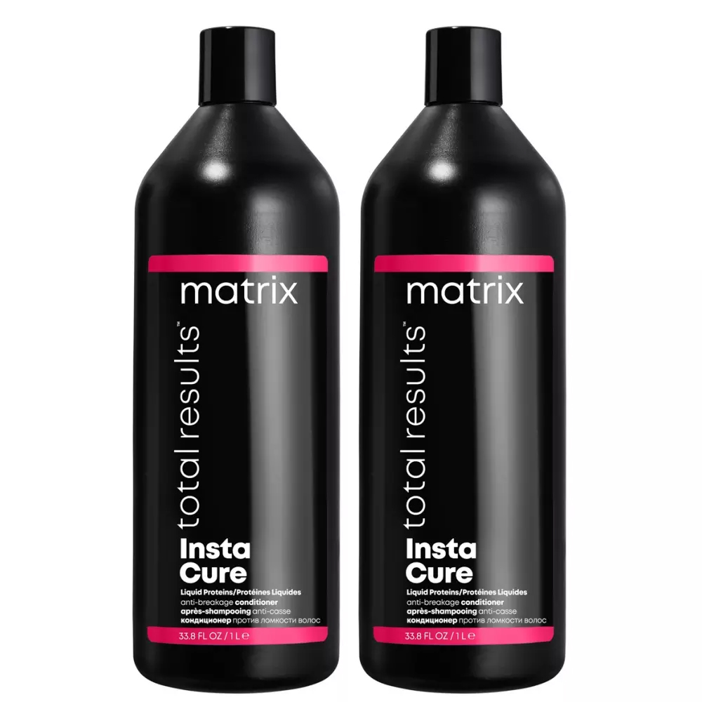 Matrix Профессиональный кондиционер Instacure для восстановления волос с жидким протеином, 1000 мл х 2 шт (Matrix, Total Results)