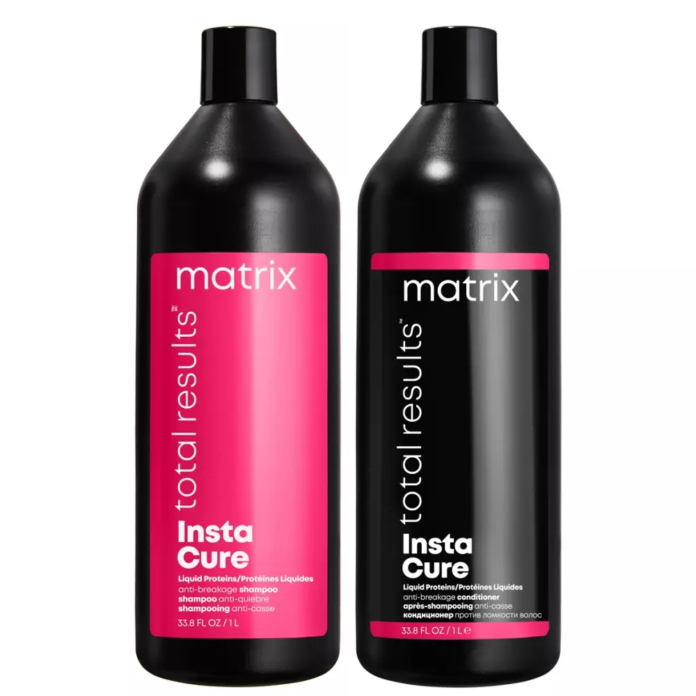 Matrix Набор против ломкости и пористости волос Total results Instacure (шампунь 1000 мл + кондиционер 1000 мл) (Matrix, Total Results)