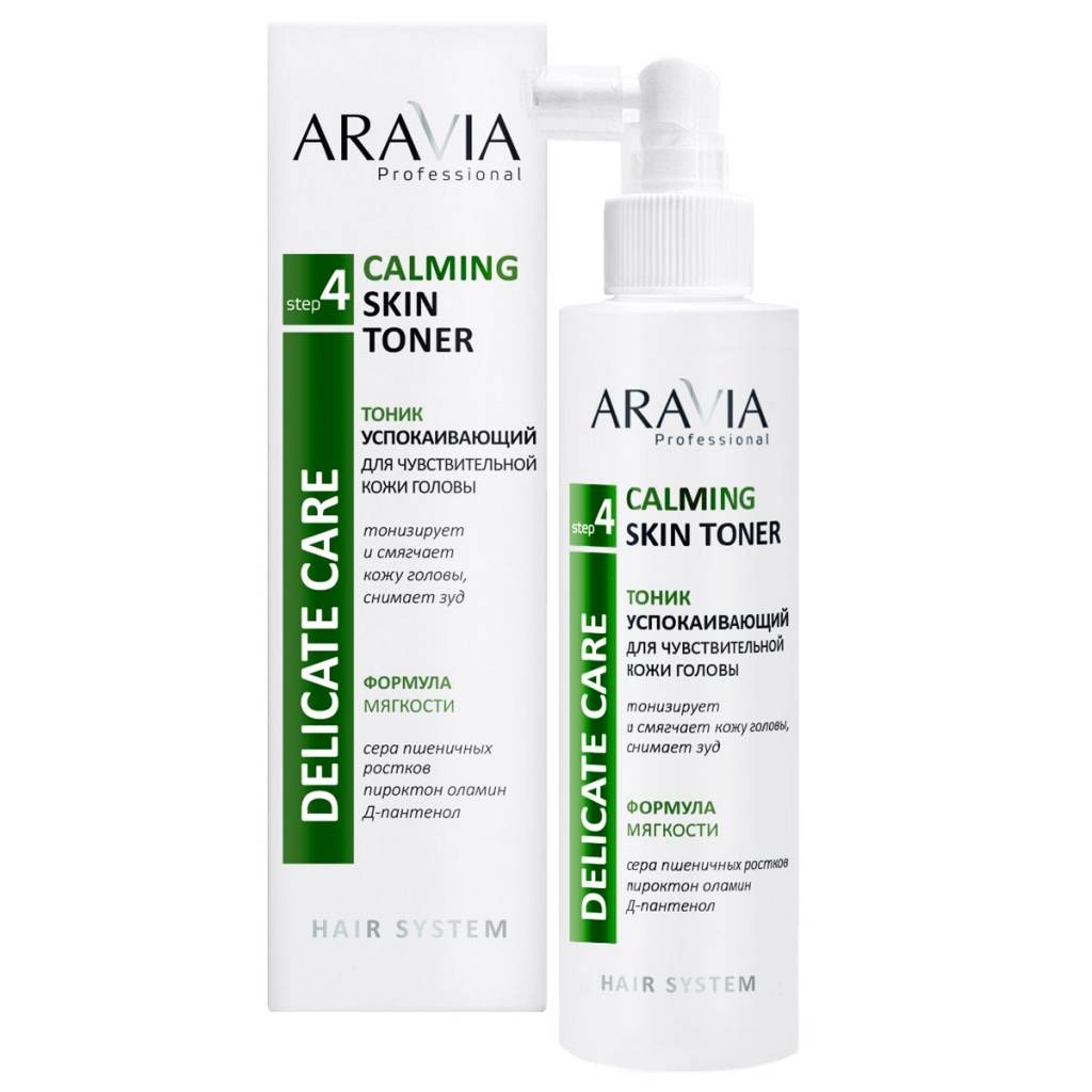 Aravia Professional Тоник успокаивающий для чувствительной кожи головы Calming Skin Toner, 150 мл (Aravia Professional)