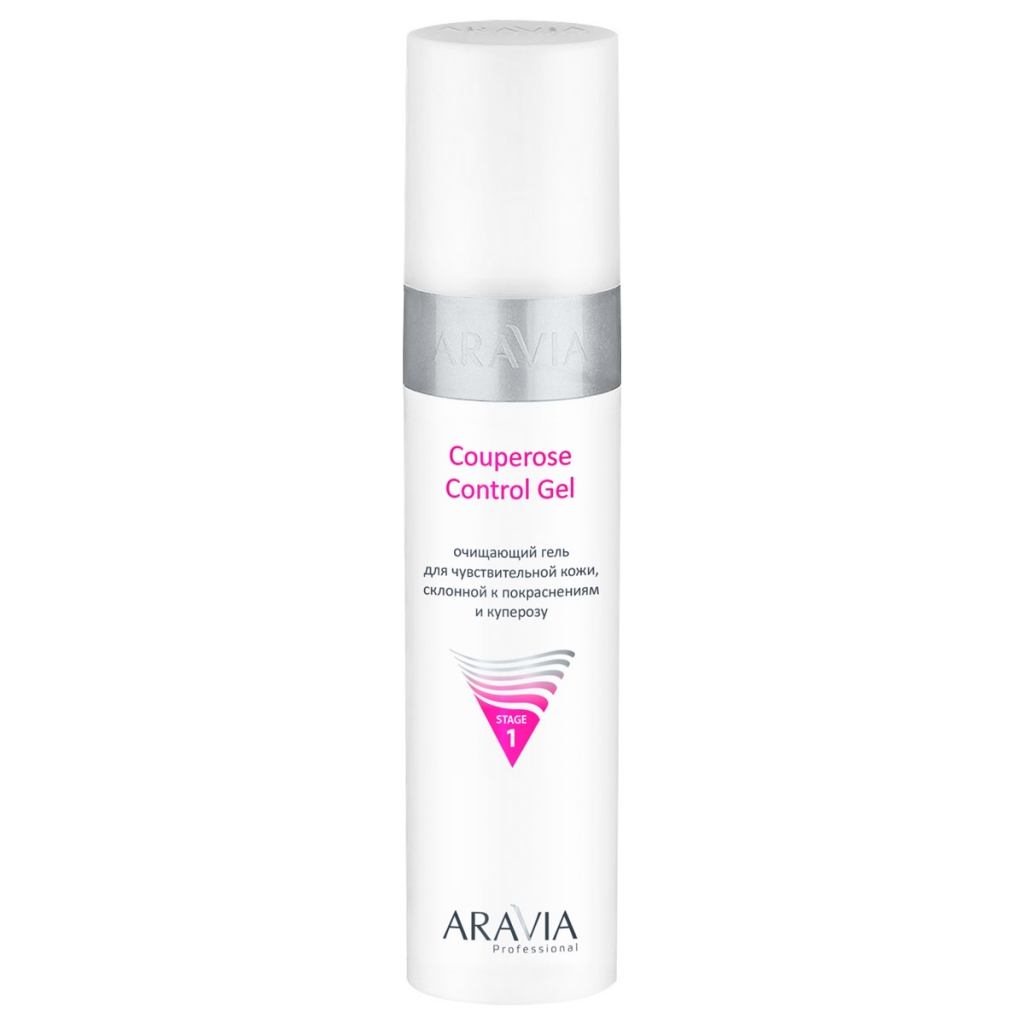 Купить Aravia Professional Очищающий гель для чувствительной кожи склонной к покраснениям и куперозу Couperose Control Gel, 250 мл (Aravia Professional)