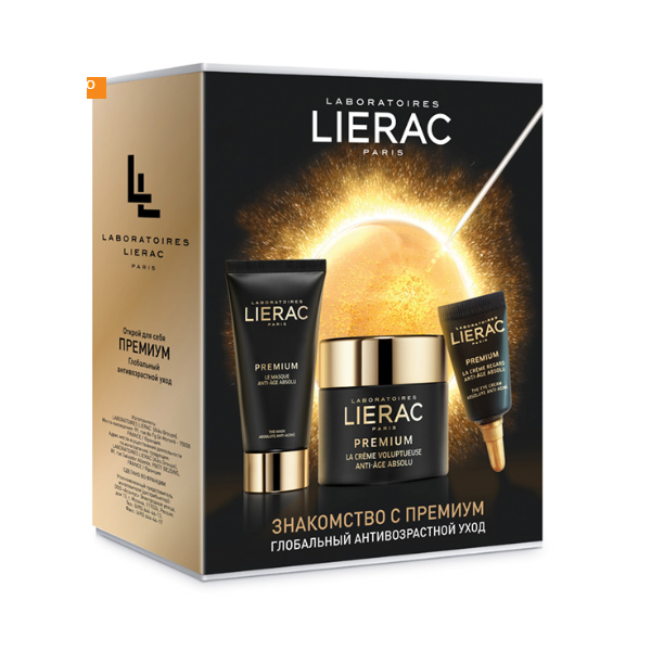 

Lierac Подарочный набор "Знакомство" (дневной крем-абсолю 15 мл + антивозрастная маска-абсолю 10 мл + крем-абсолю для контура глаз 3 мл) (Lierac, Premium)