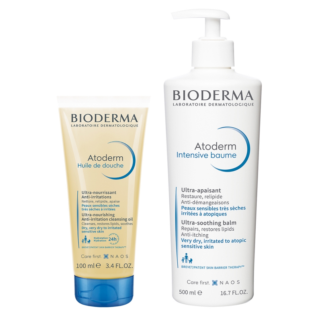 Bioderma Набор средств для сухой, чувствительной, атопичной кожи (Bioderma, Atoderm)