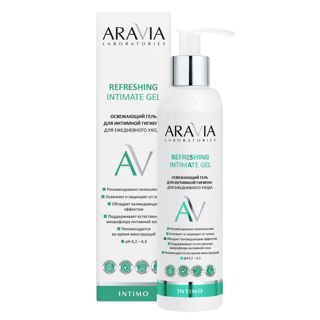 Купить Aravia Laboratories Освежающий гель для интимной гигиены для ежедневного ухода Refreshing Intimate Gel, 200 мл (Aravia Laboratories, Уход за телом)