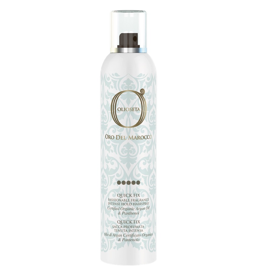 

Barex Парфюмированный лак сильной фиксации для волос Fashionable Fragrance Intense Hold Hairspray Quick Fix, 300 мл (Barex, Olioseta)