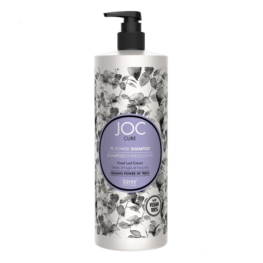 Barex Энергозаряжающий шампунь с экстрактом листьев лесного ореха Re-Power Shampoo, 1000 мл (Barex, JOC)