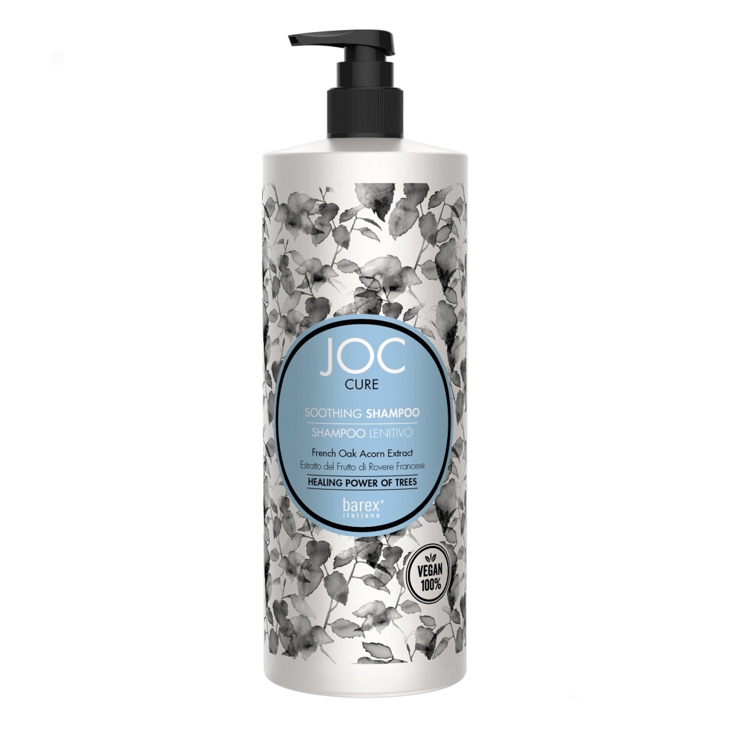 Barex Успокаивающий шампунь с экстрактом желудя черешчатого дуба Soothing Shampoo, 1000 мл (Barex, JOC)