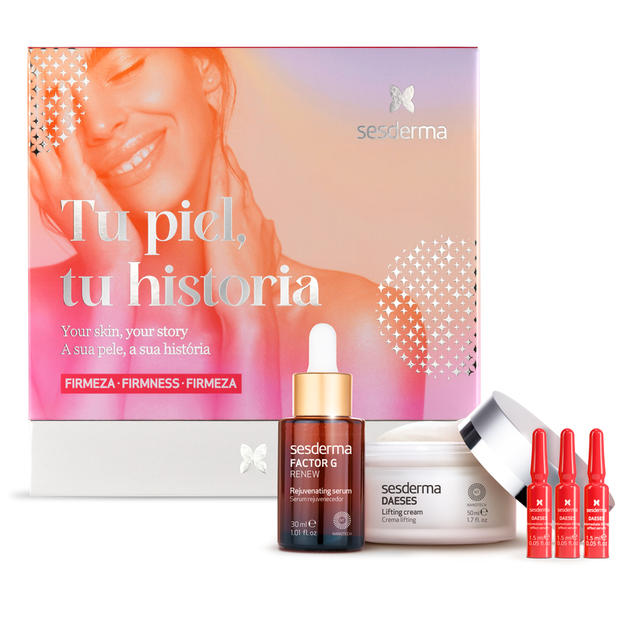 

Sesderma Набор (сыворотка омолаживающая 30 мл + лифтинг-крем подтягивающий 50 мл + сыворотка с мгновенным эффектом лифтинга 2шт х 1,5 мл) (Sesderma, Factor G)