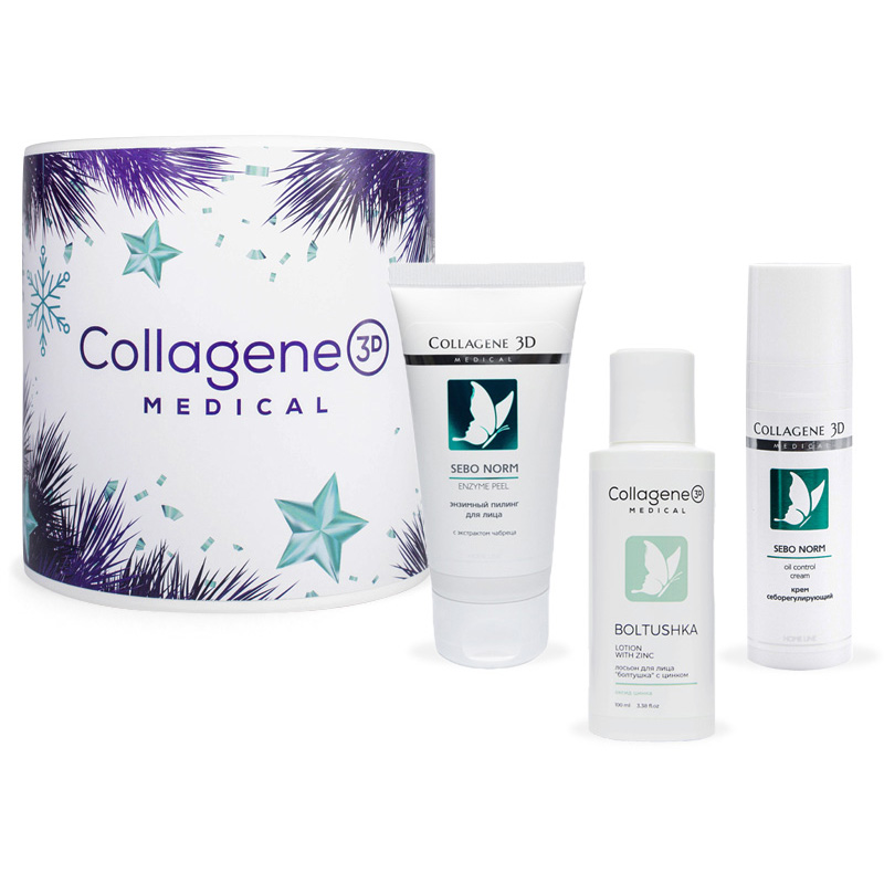 

Medical Collagene 3D Подарочный набор «Магия очищения», 3 средства (Medical Collagene 3D, Sebo Norm), Sebo Norm