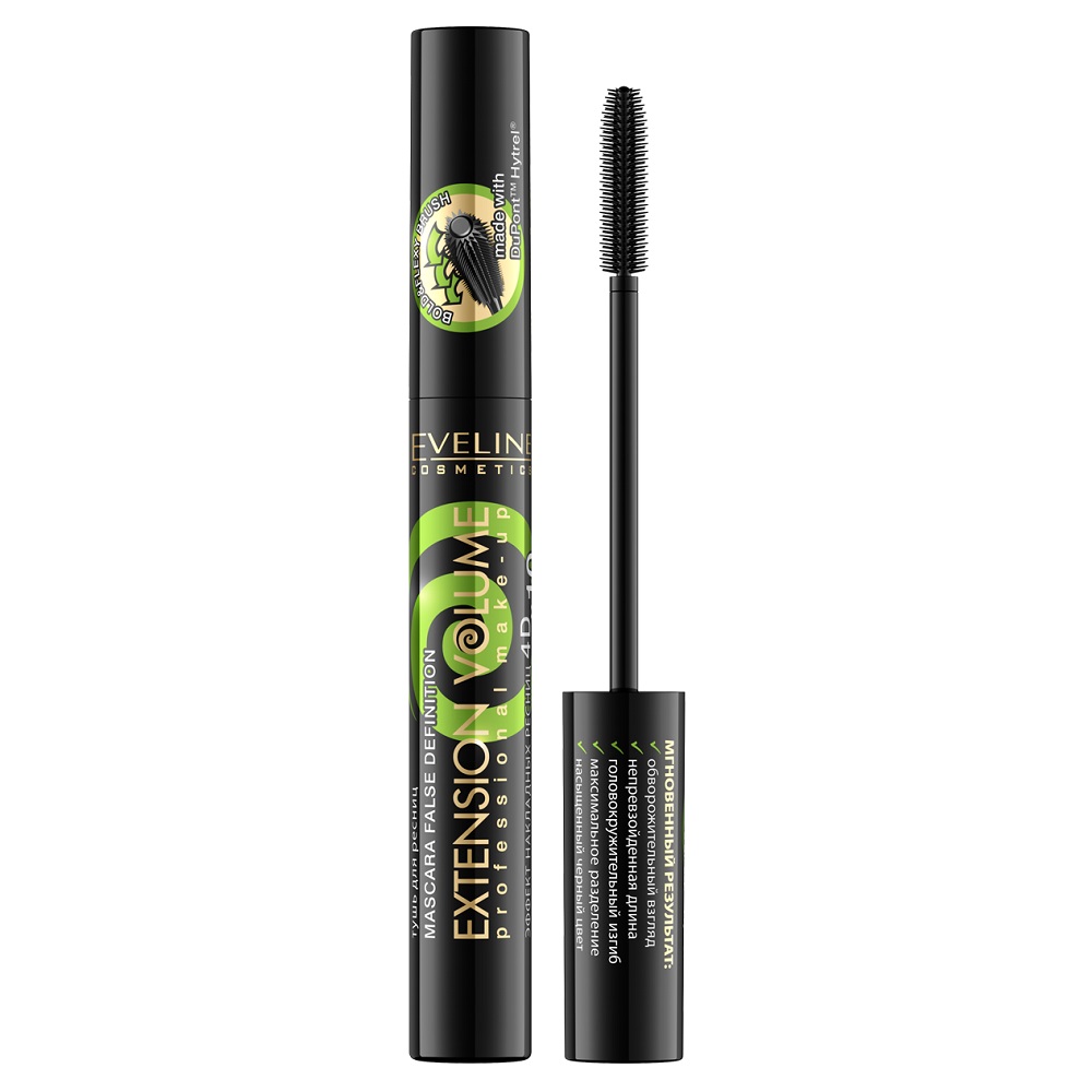 

Eveline Cosmetics Тушь для ресниц длина и изгиб Extension Volume False Definition черная, 10 мл (Eveline Cosmetics, Декоративная косметика), Декоративная косметика