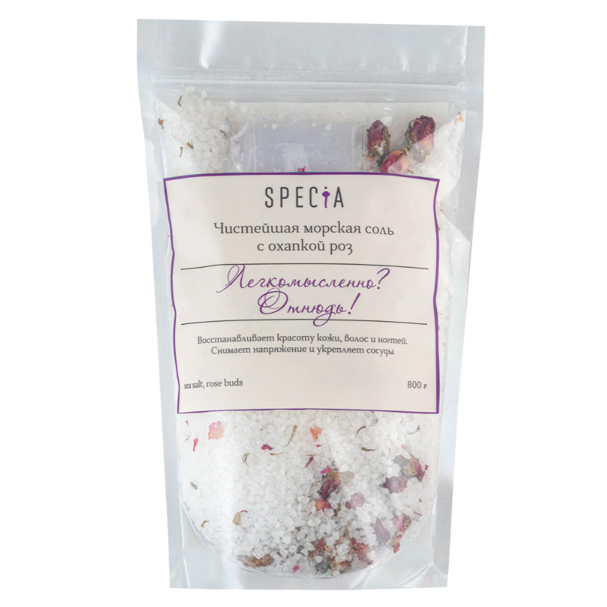 

Specia Морская соль с бутонами роз, 800 г (Specia, )