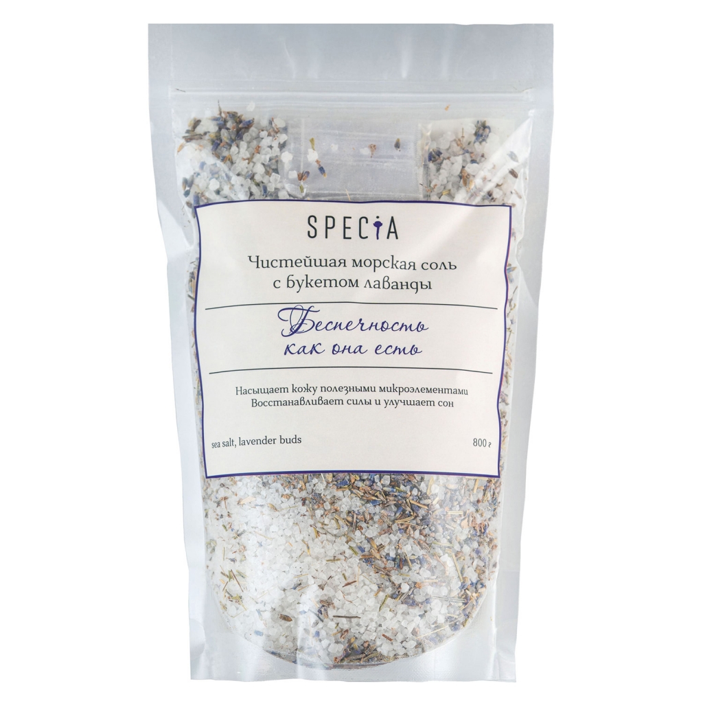 

Specia Морская соль с лавандой, 800 г (Specia, )