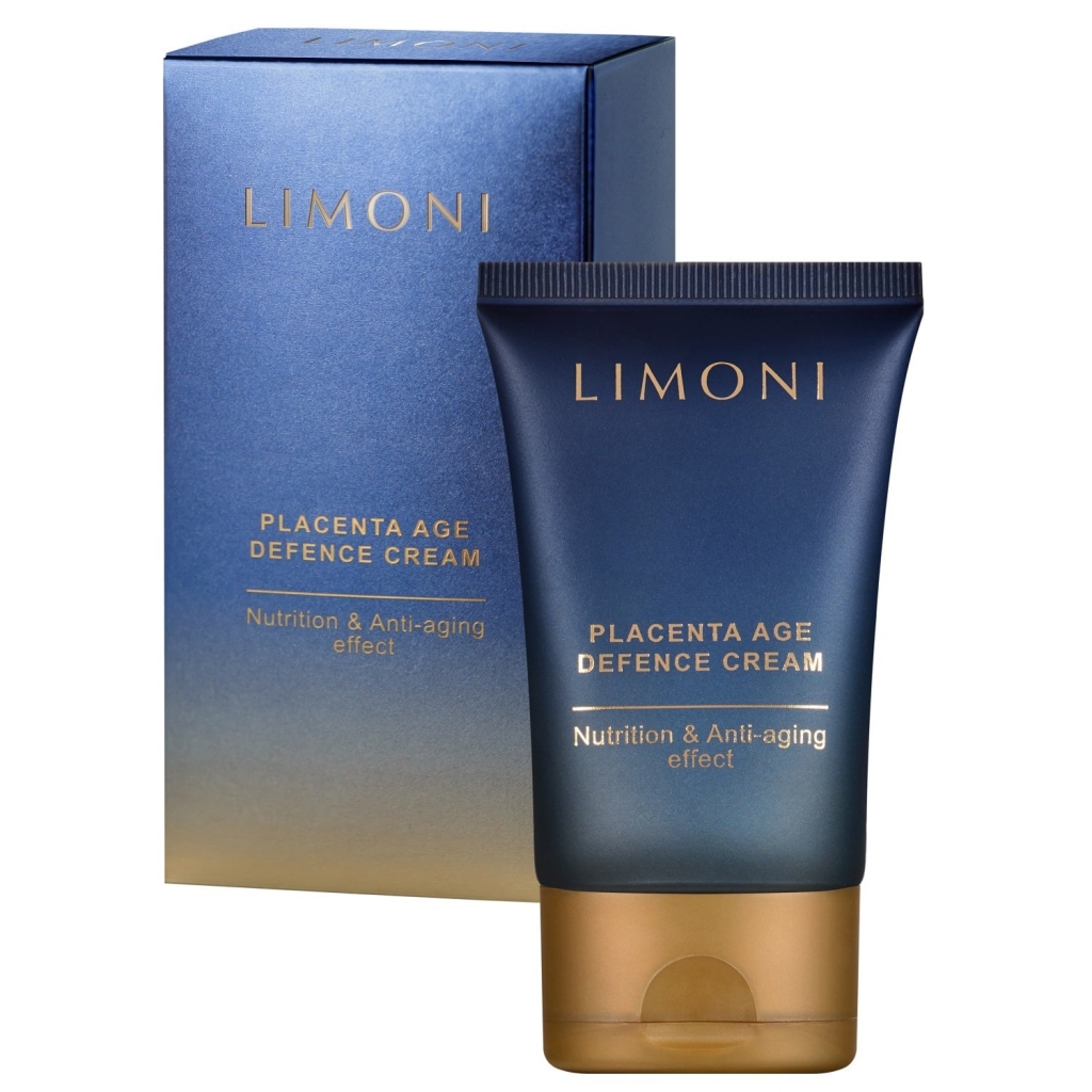 

Limoni Антивозрастной крем с плацентой Age Defenсe для лица, 50 мл (Limoni, Placenta)