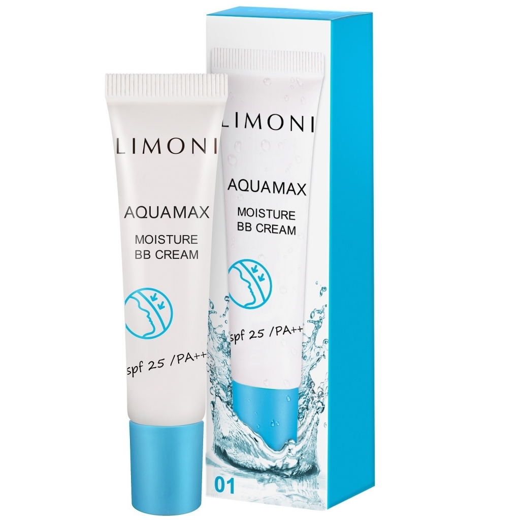 Limoni Увлажняющий ББ-крем для лица Moisture BB Cream SPF 27, 15 мл - 01 (Limoni, Aquamax)