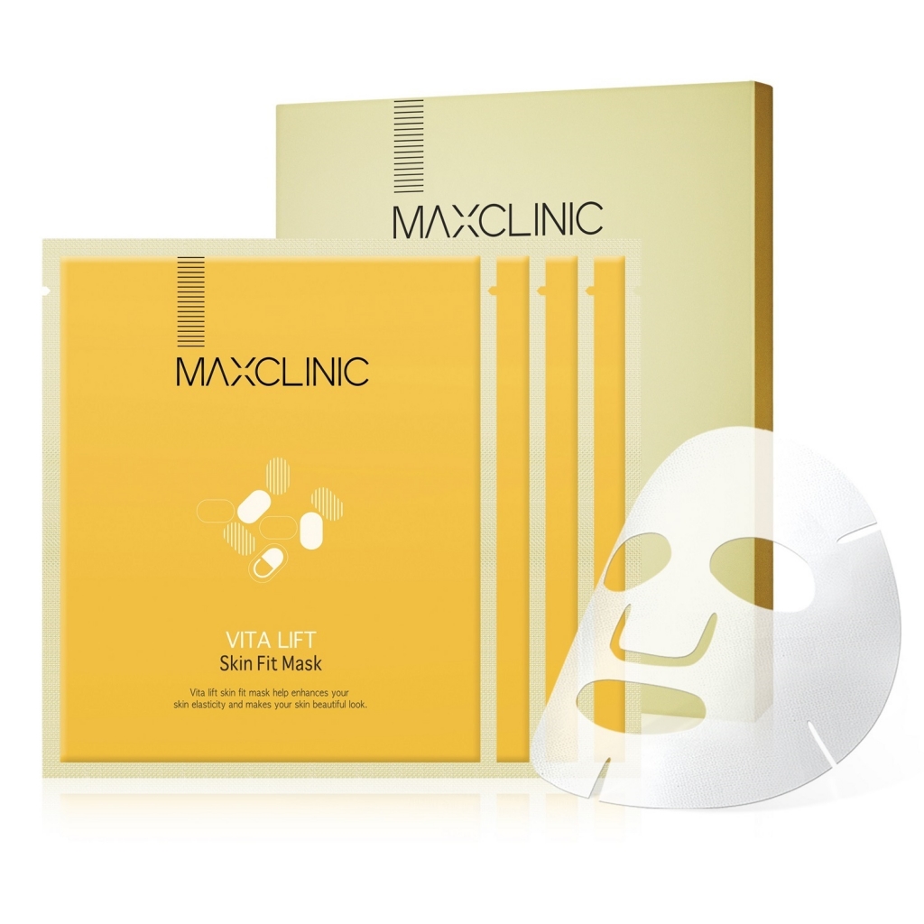 Maxclinic Маска с витаминами для тонуса и сияния кожи лица Vita Lift Skin Fit Mask, 4 х 19 мл (Maxclinic, Face Care)