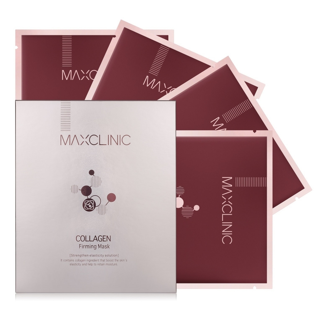 Maxclinic Укрепляющая маска с коллагеном для эластичности кожи лица Collagen Firming Mask, 4 х 18 мл (Maxclinic, Face Care)